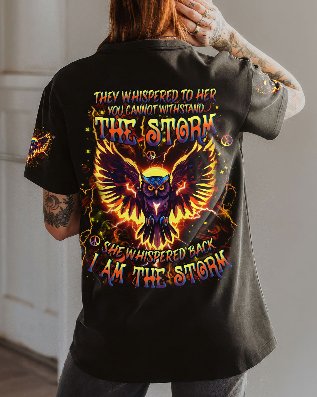 I AM THE STORM OWL ALL OVER PRINT - YHHN0511252