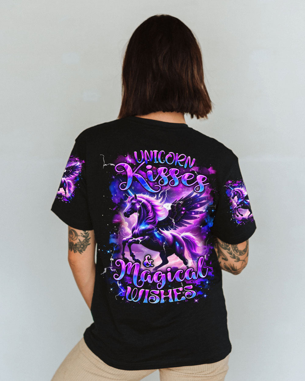 UNICORN KISSES MAGICAL WISHES ALL OVER PRINT - YHHN0512243