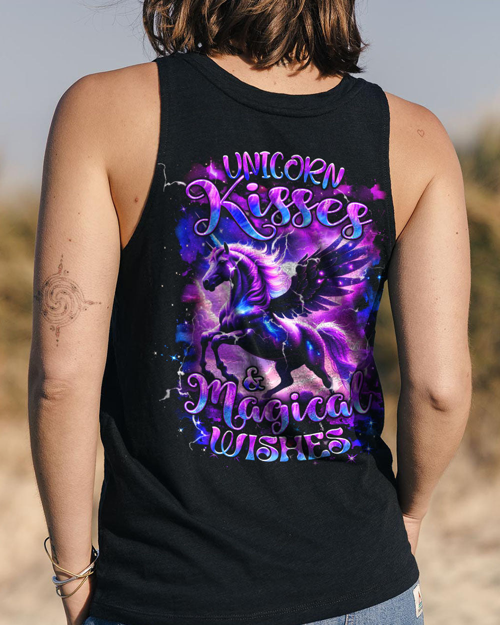 UNICORN KISSES MAGICAL WISHES ALL OVER PRINT - YHHN0512243