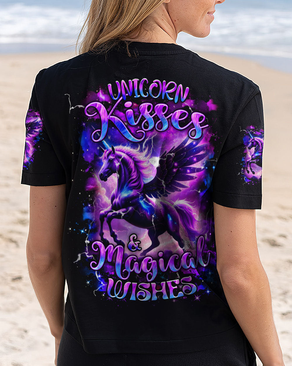 UNICORN KISSES MAGICAL WISHES ALL OVER PRINT - YHHN0512243