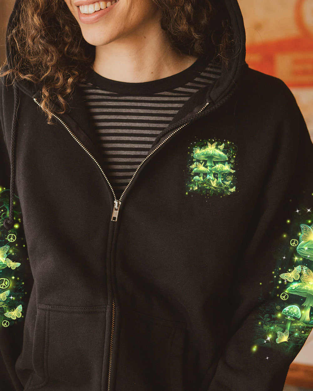 EAT MUSHROOMS SEE THE UNIVERSE ALL OVER PRINT - YHHN0603242