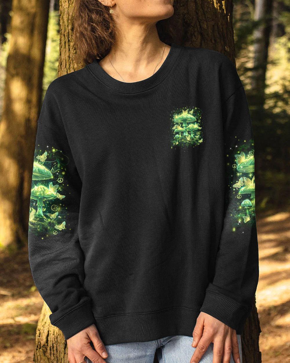 EAT MUSHROOMS SEE THE UNIVERSE ALL OVER PRINT - YHHN0603242