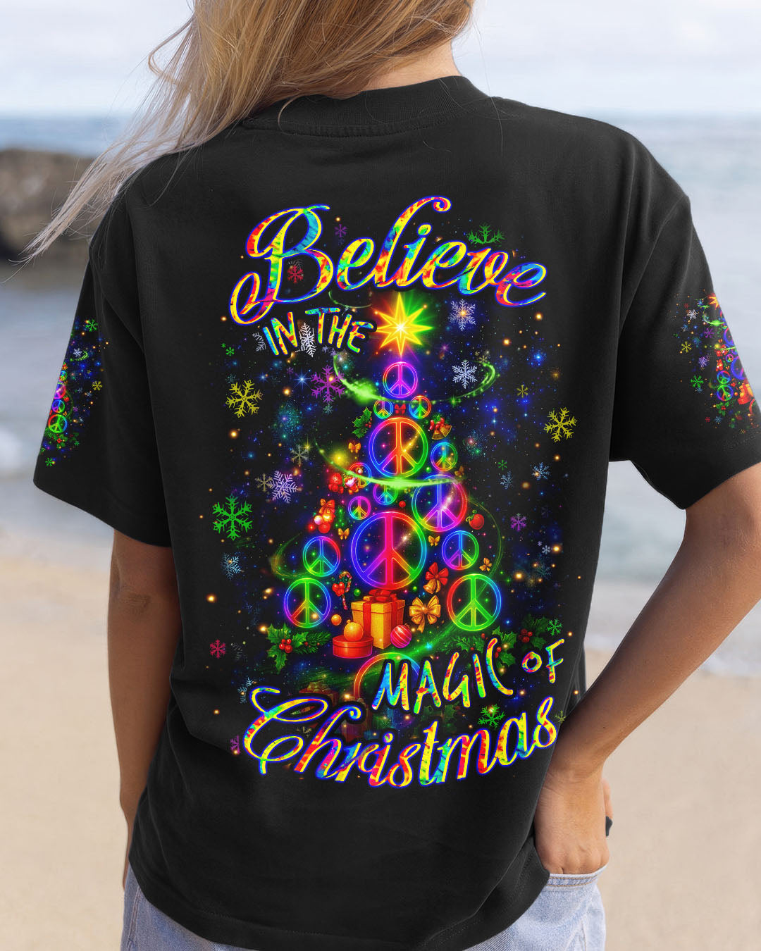 BELIEVE IN THE MAGIC OF CHRISTMAS ALL OVER PRINT - YHHN0711252