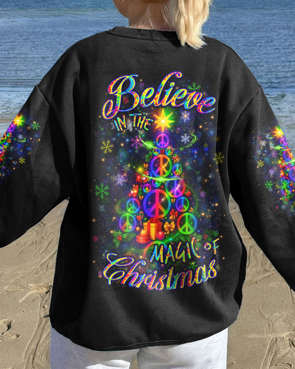 BELIEVE IN THE MAGIC OF CHRISTMAS ALL OVER PRINT - YHHN0711252