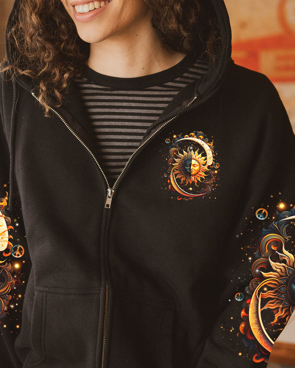 FREE SPIRIT WITH AN OLD SOUL ALL OVER PRINT - YHHN0807241