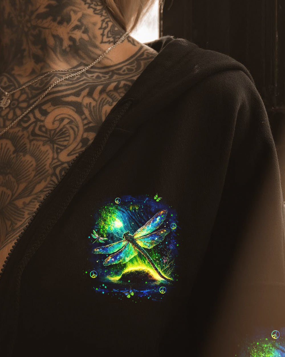 I BELIEVE THERE ARE ANGELS AMONG US DRAGONFLY ALL OVER PRINT - YHHN1012253