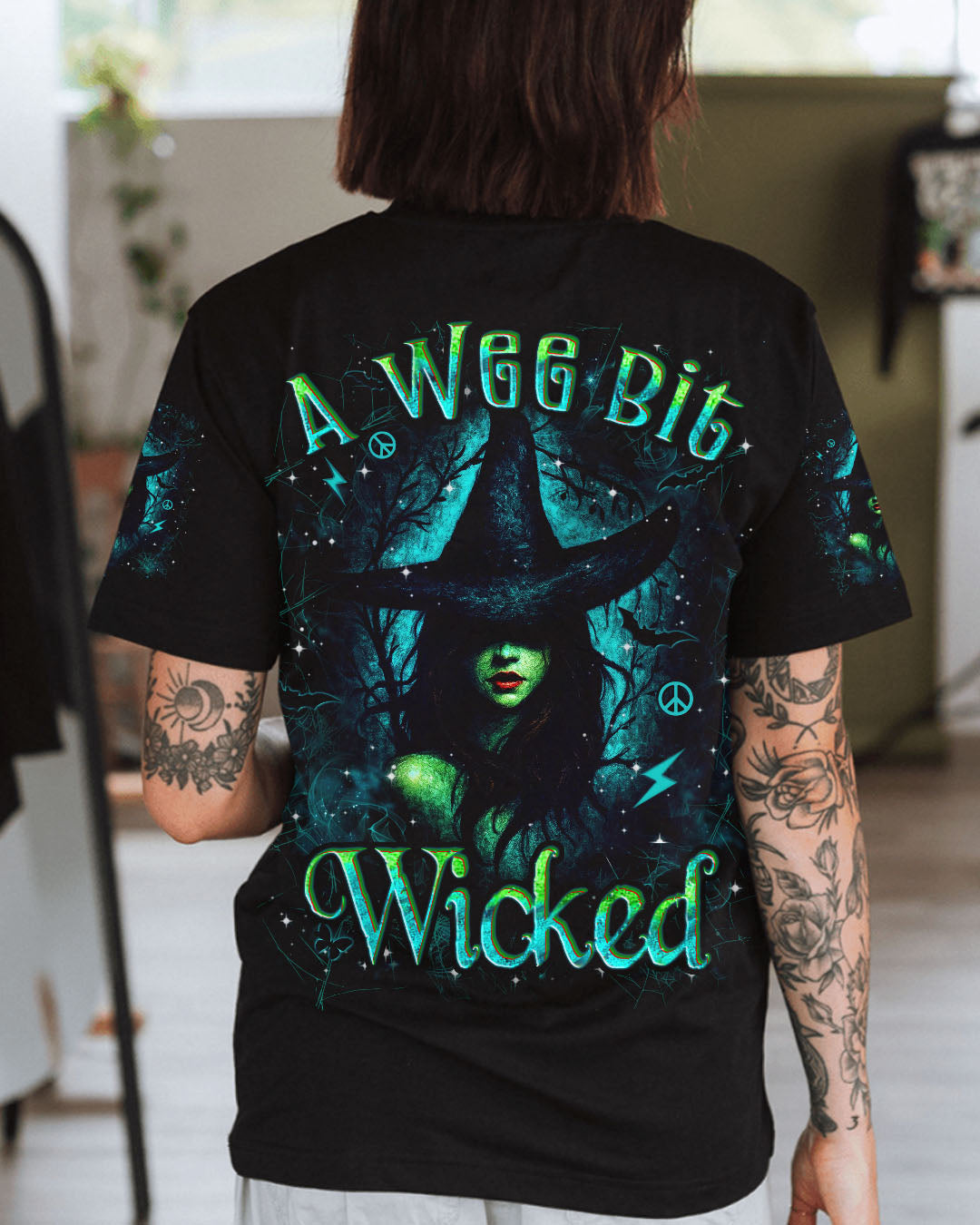 A WEE BIT WICKED HALLOWEEN ALL OVER PRINT - YHHN1108254