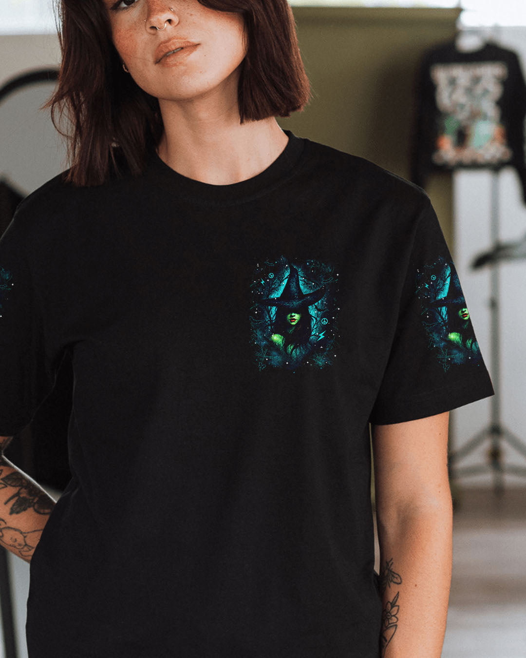 A WEE BIT WICKED HALLOWEEN ALL OVER PRINT - YHHN1108254