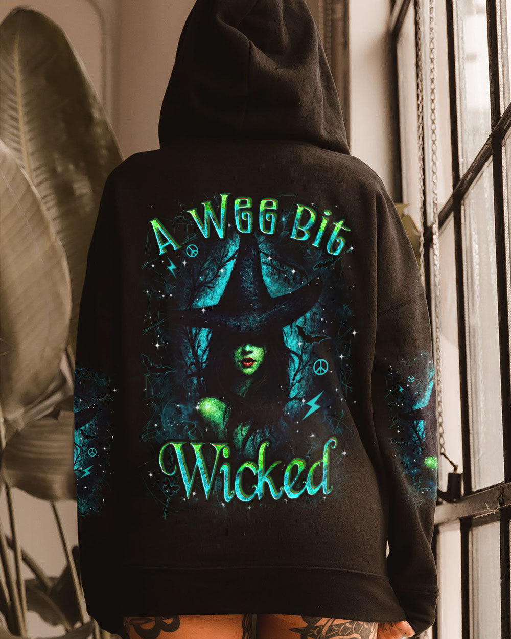 A WEE BIT WICKED HALLOWEEN ALL OVER PRINT - YHHN1108254