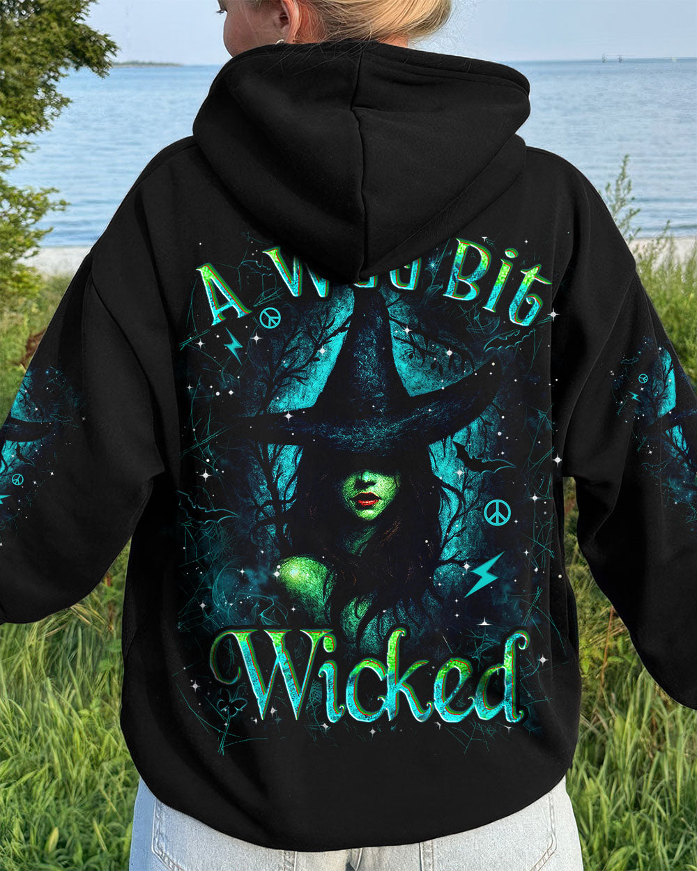 A WEE BIT WICKED HALLOWEEN ALL OVER PRINT - YHHN1108254