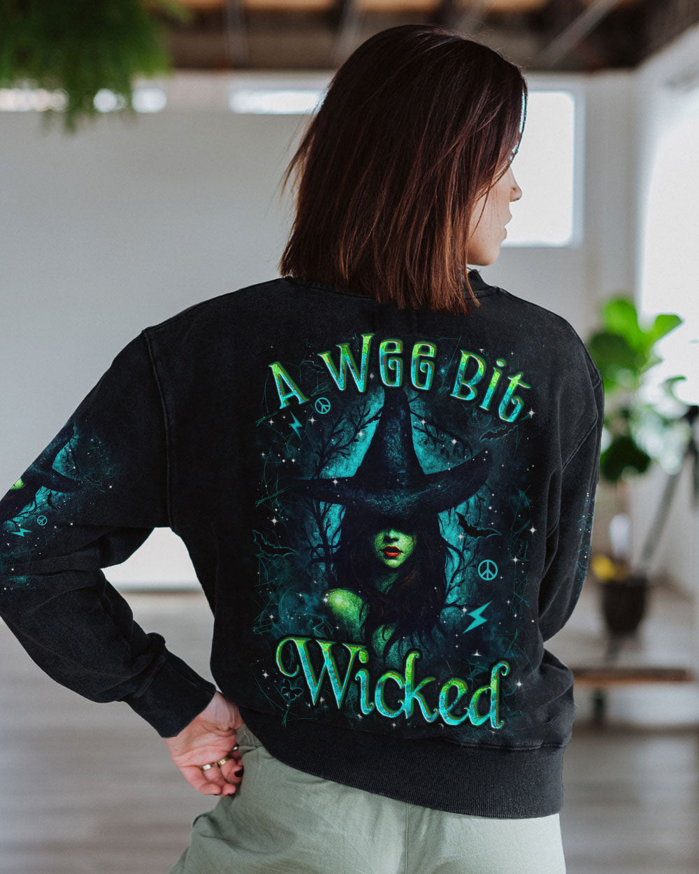 A WEE BIT WICKED HALLOWEEN ALL OVER PRINT - YHHN1108254