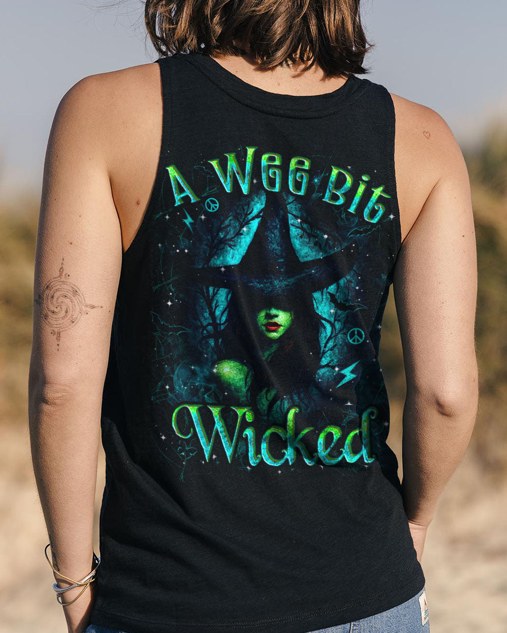 A WEE BIT WICKED HALLOWEEN ALL OVER PRINT - YHHN1108254