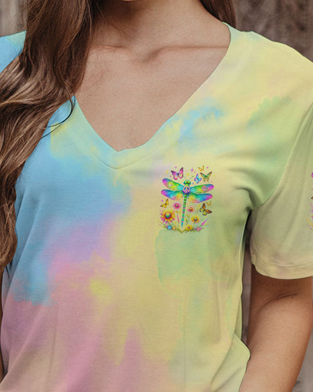 WHISPER WORDS OF WISDOM COLORFUL DRAGONFLY ALL OVER PRINT - TLNZ2711231