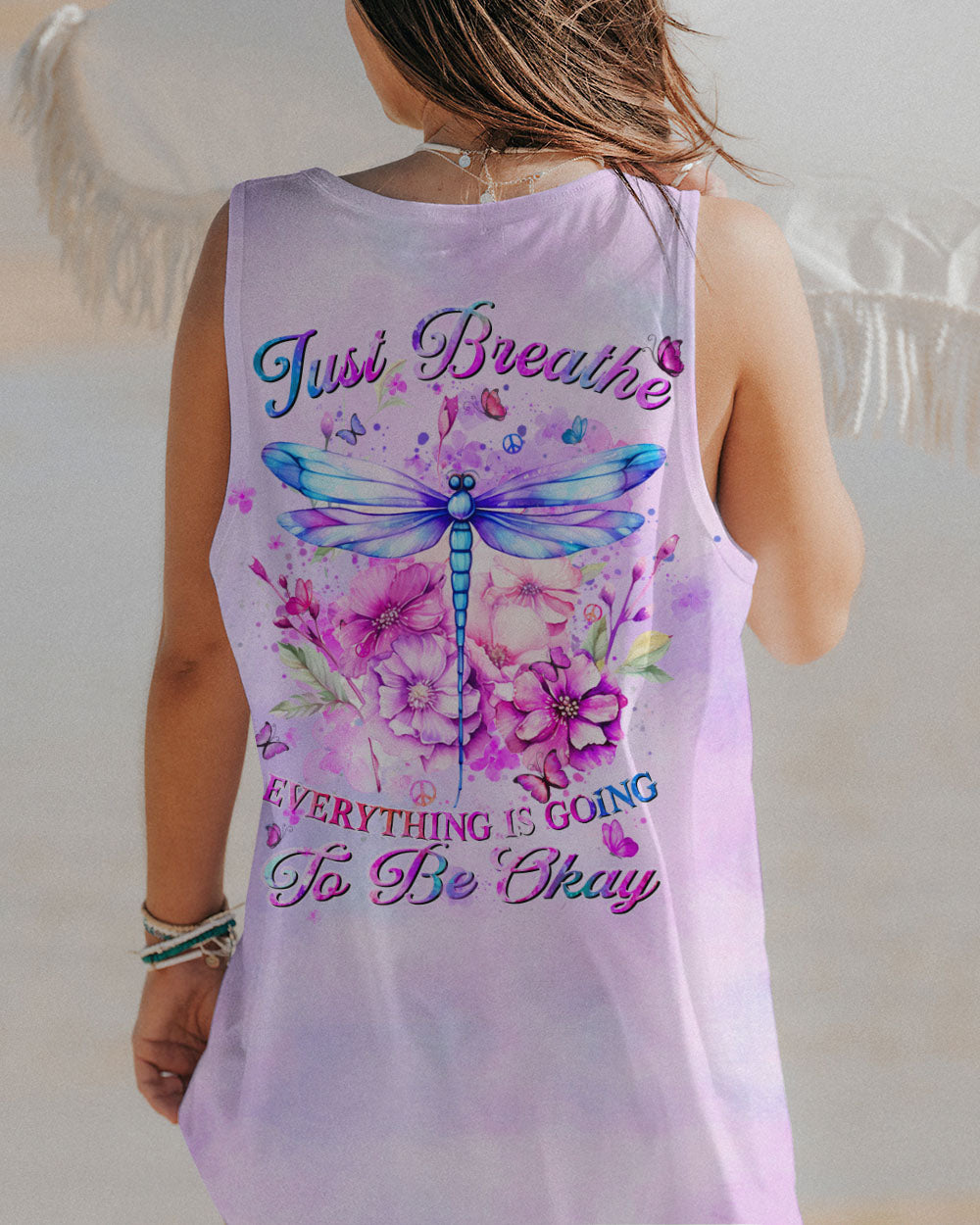 JUST BREATHE DRAGONFLY ALL OVER PRINT - YHHN0812233