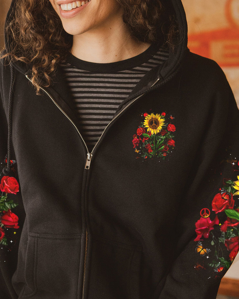 IN A WORLD FULL OF ROSES BE A SUNFLOWER ALL OVER PRINT - YHHN1411243