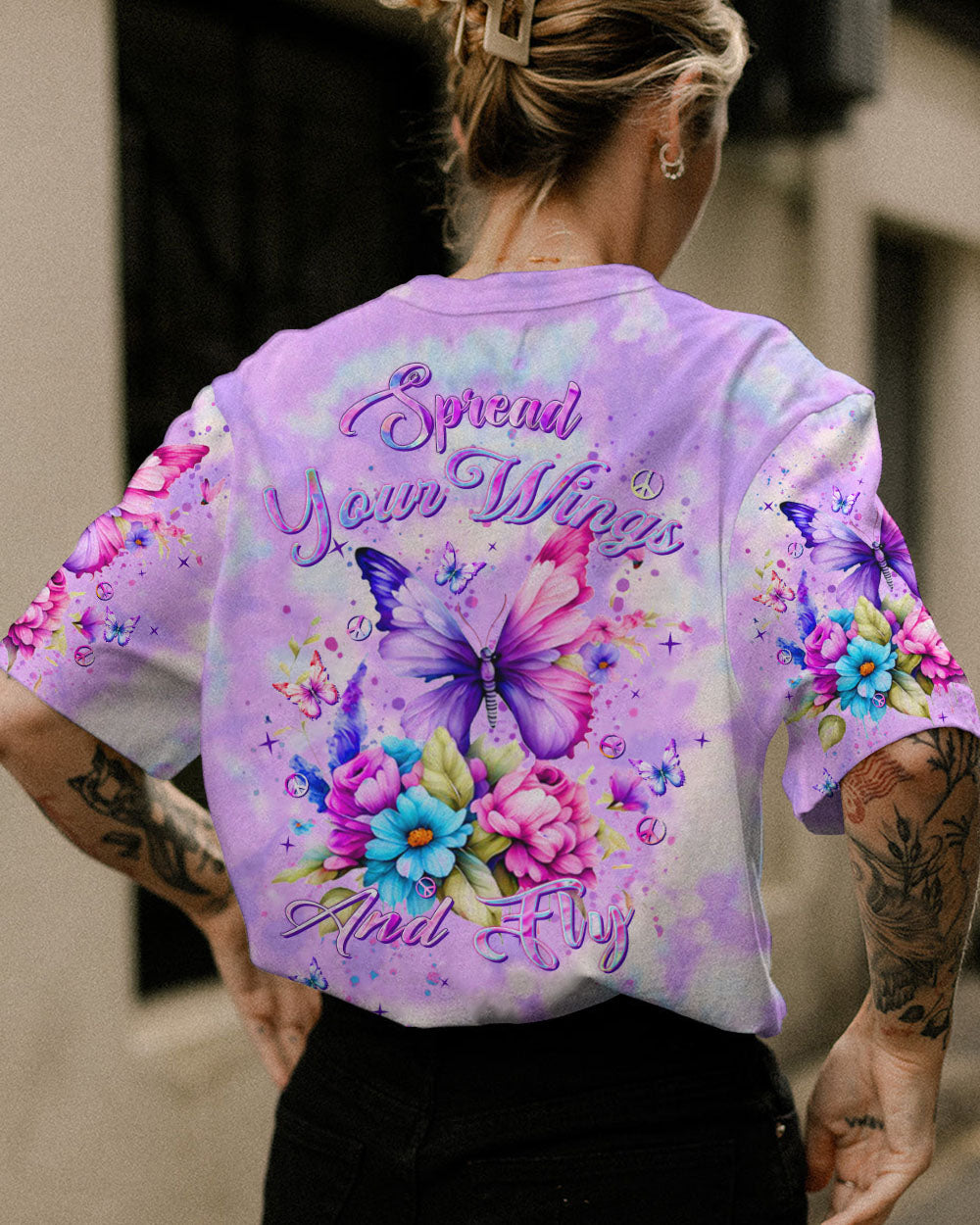 SPREAD YOUR WINGS AND FLY ALL OVER PRINT - YHHN1512231