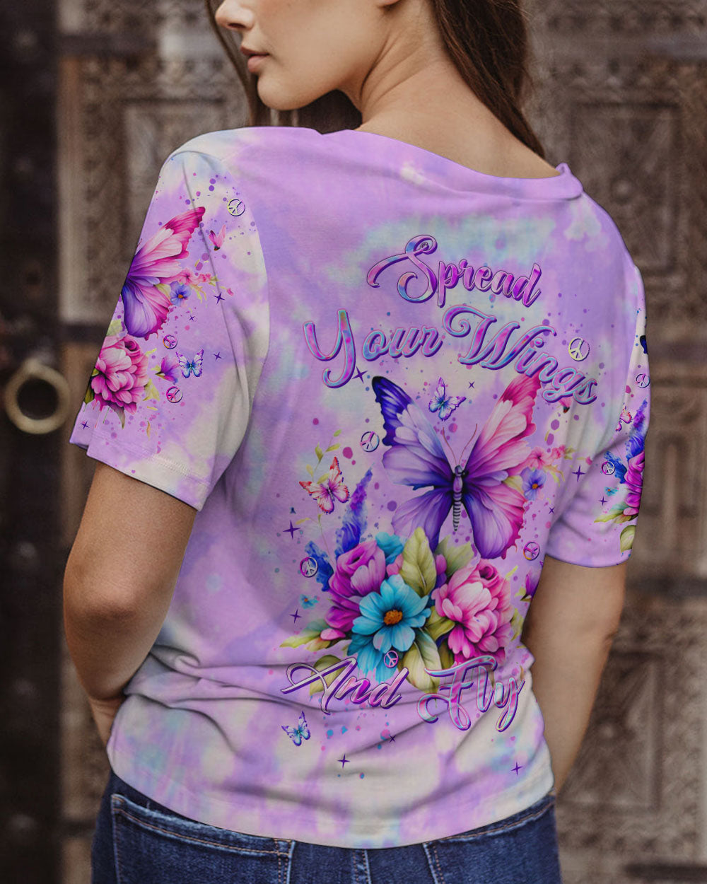 SPREAD YOUR WINGS AND FLY ALL OVER PRINT - YHHN1512231