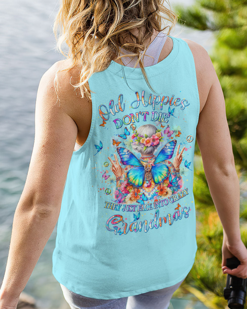 OLD HIPPIES BUTTERFLY ALL OVER PRINT - YHHN1512233