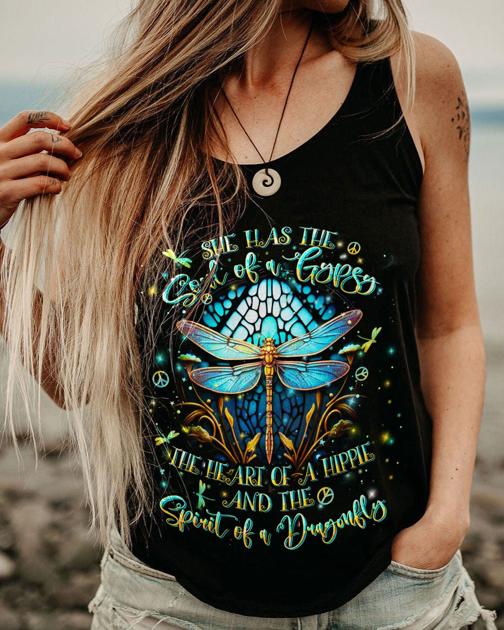 SPIRIT OF A FAIRY DRAGONFLY ALL OVER PRINT - YHHN1701243