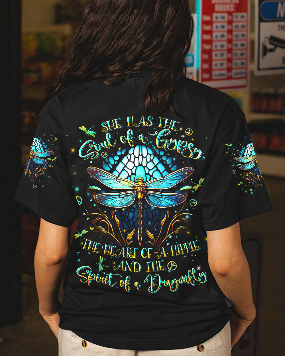 SPIRIT OF A FAIRY DRAGONFLY ALL OVER PRINT - YHHN1701243