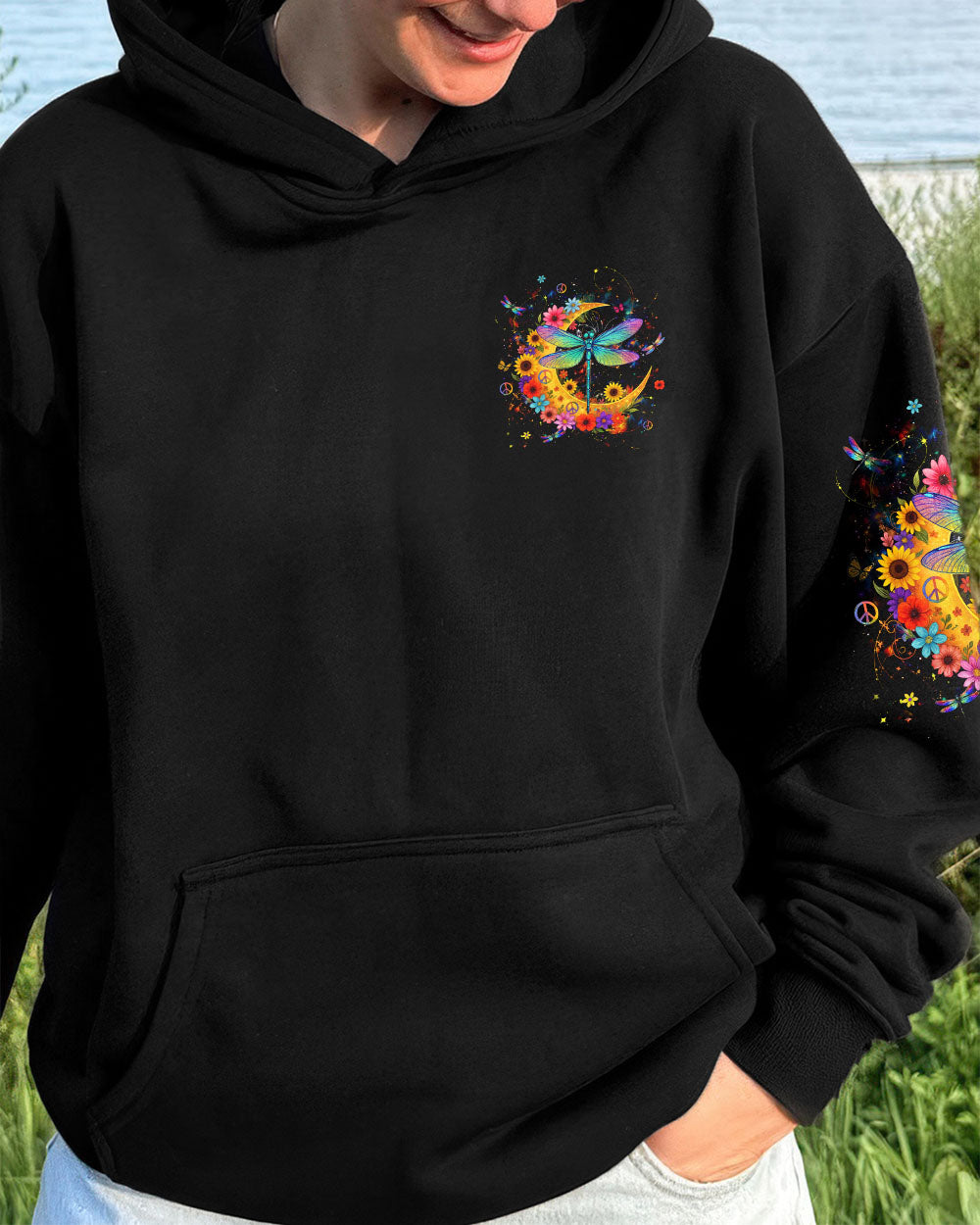 JUST BREATHE DRAGONFLY ALL OVER PRINT - YHHN1710252