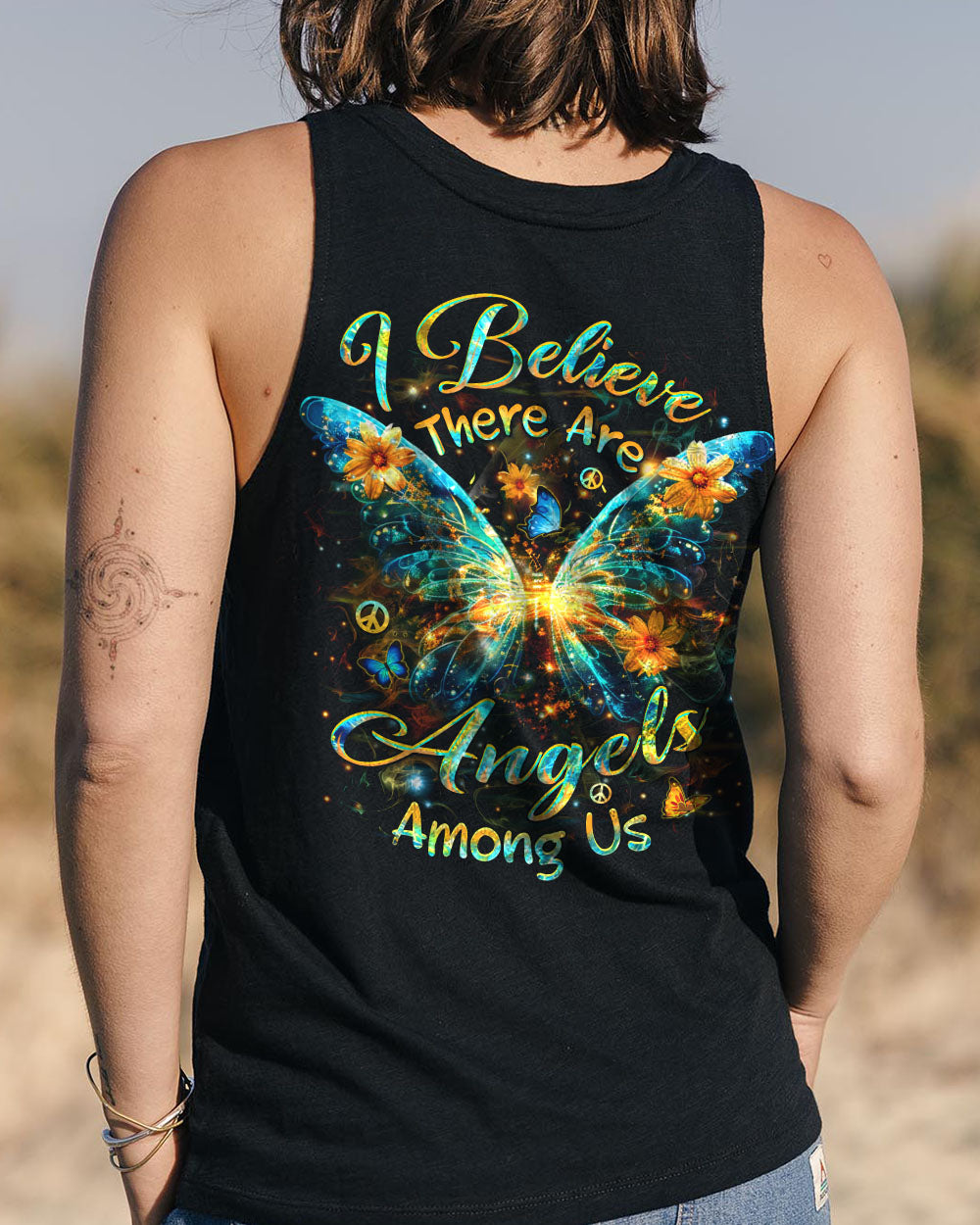 I BELIEVE THERE ARE ANGELS AMONG US WINGS ALL OVER PRINT - YHHN1908243