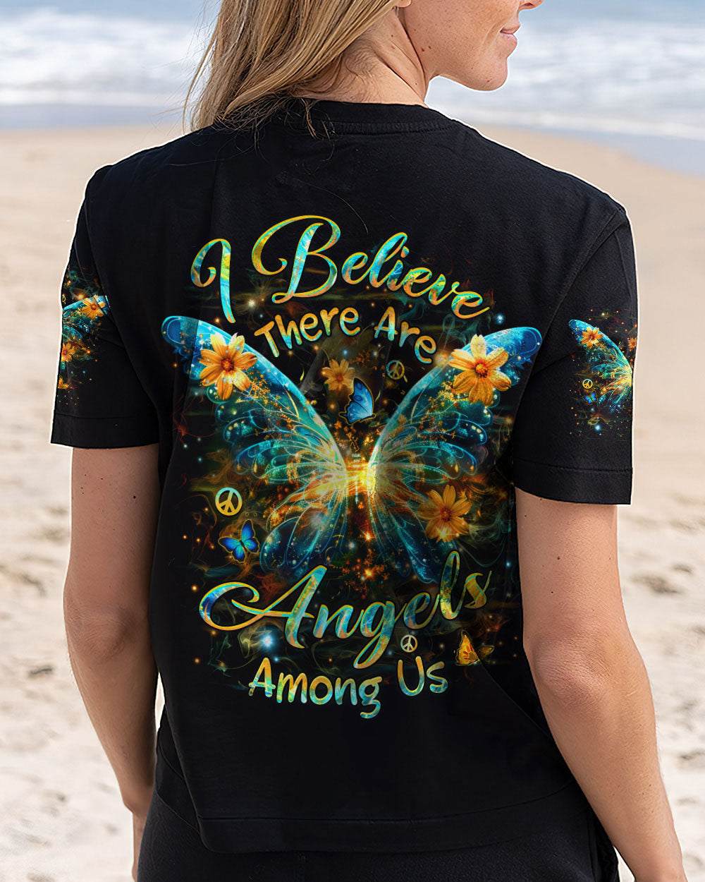 I BELIEVE THERE ARE ANGELS AMONG US WINGS ALL OVER PRINT - YHHN1908243
