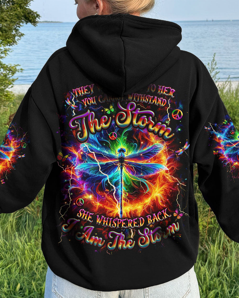 I AM THE STORM DRAGONFLY ALL OVER PRINT - YHHN2010252