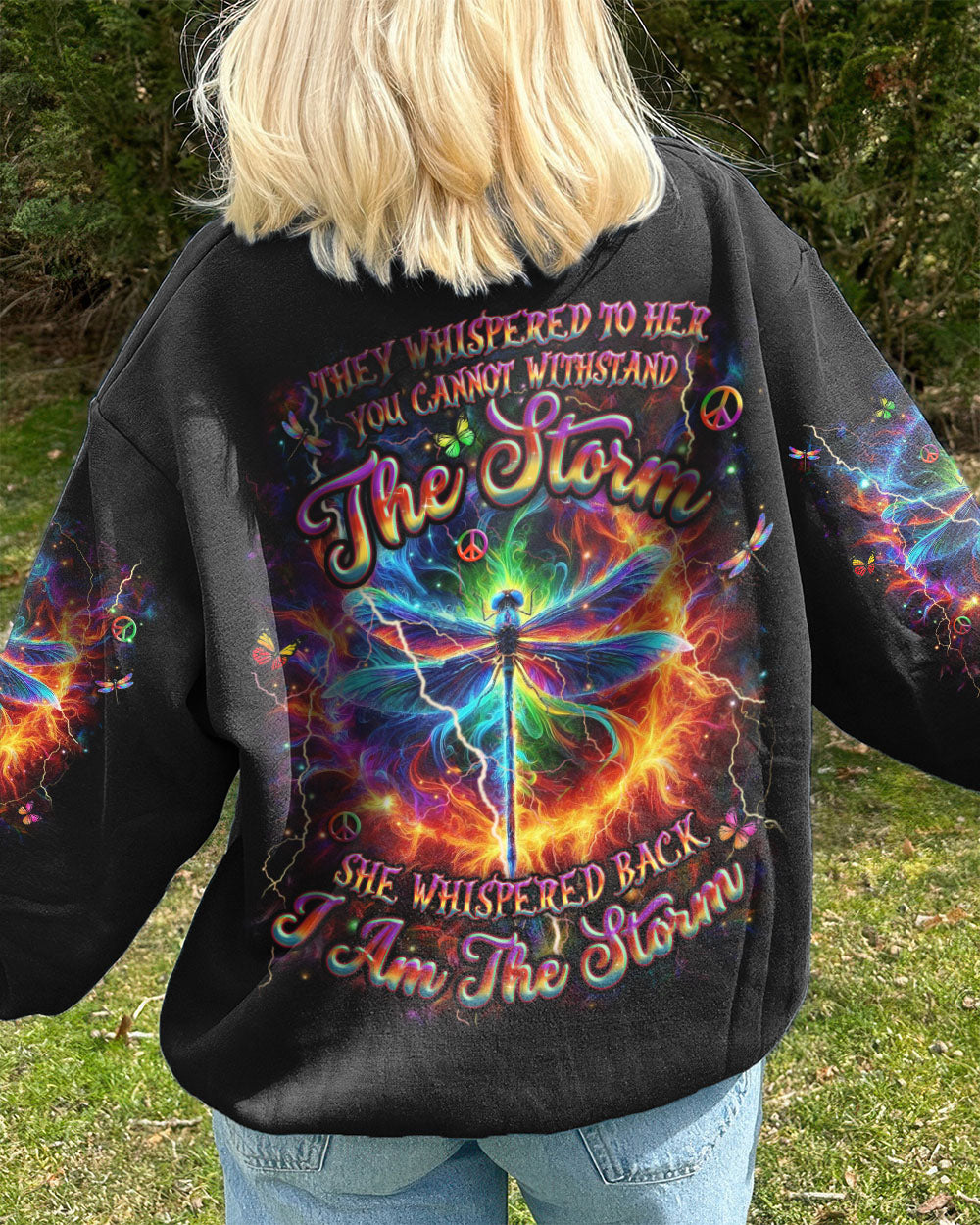 I AM THE STORM DRAGONFLY ALL OVER PRINT - YHHN2010252