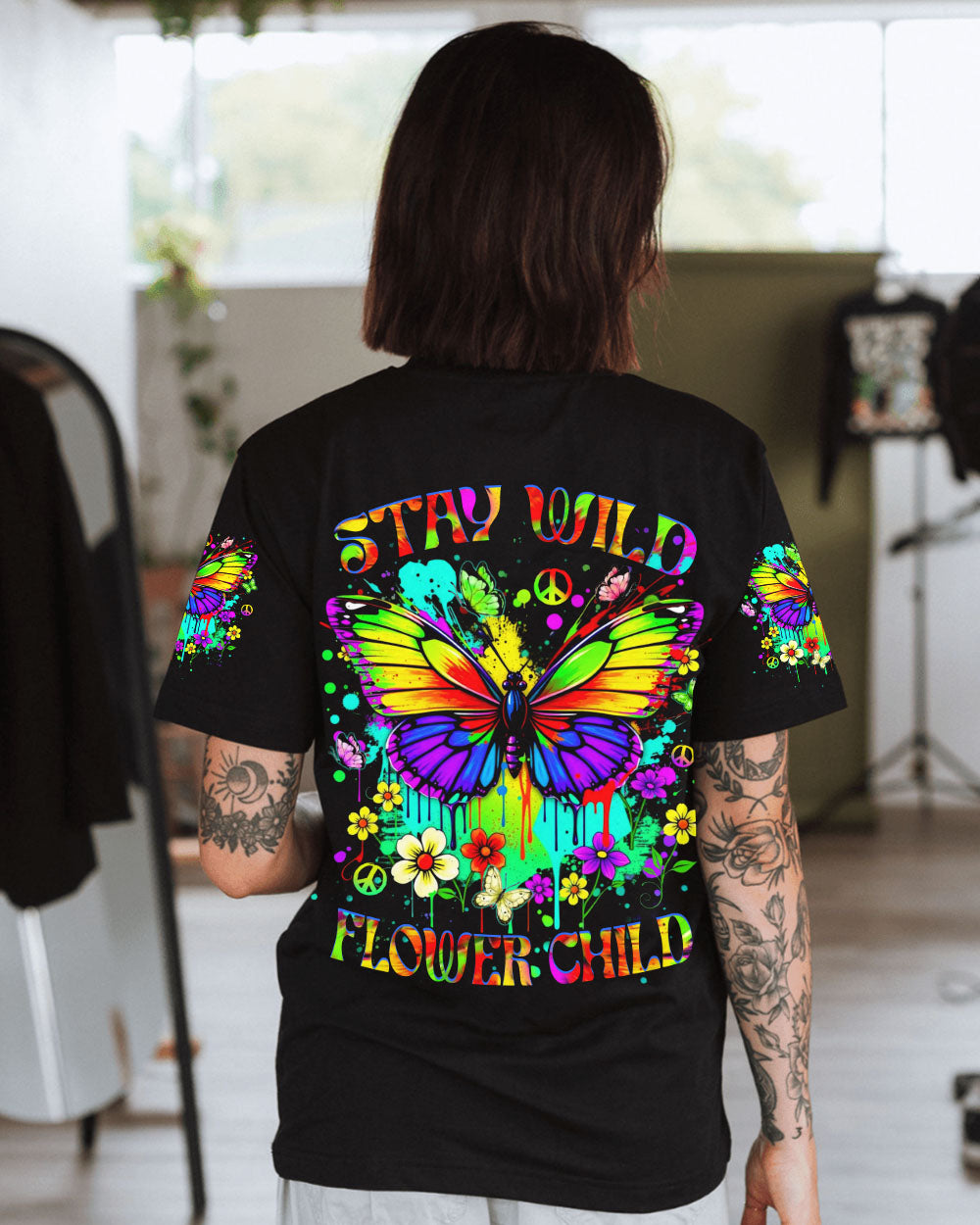 STAY WILD FLOWER CHILD ALL OVER PRINT - YHHN2011242
