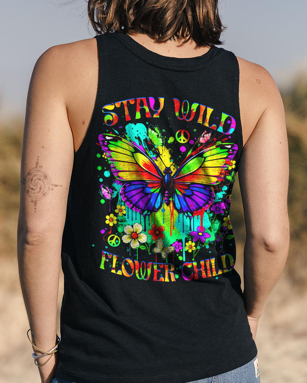STAY WILD FLOWER CHILD ALL OVER PRINT - YHHN2011242