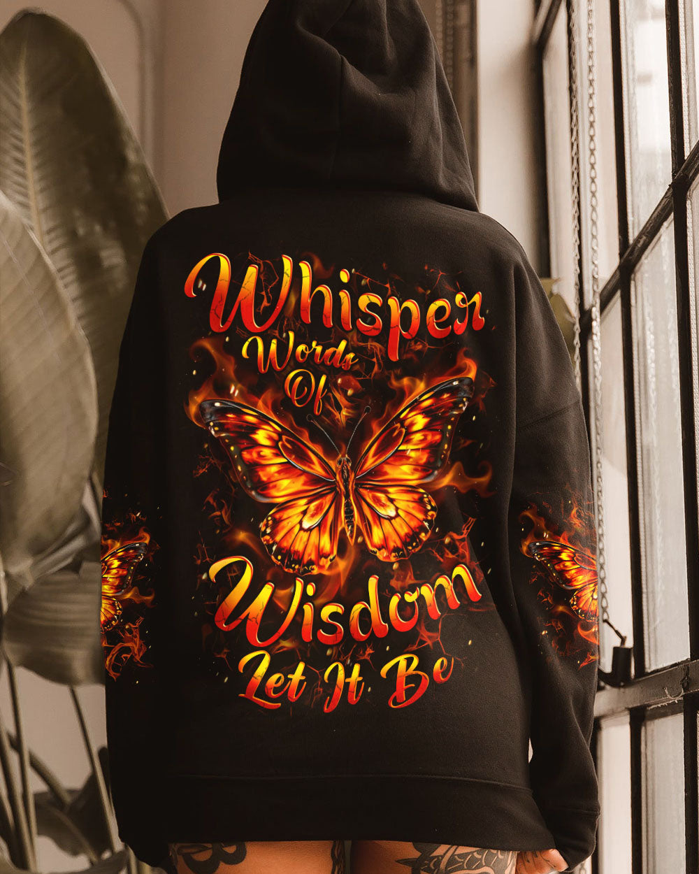 WHISPER WORDS OF WISDOM LET IT BE BUTTERFLY ALL OVER PRINT - YHHN2108253