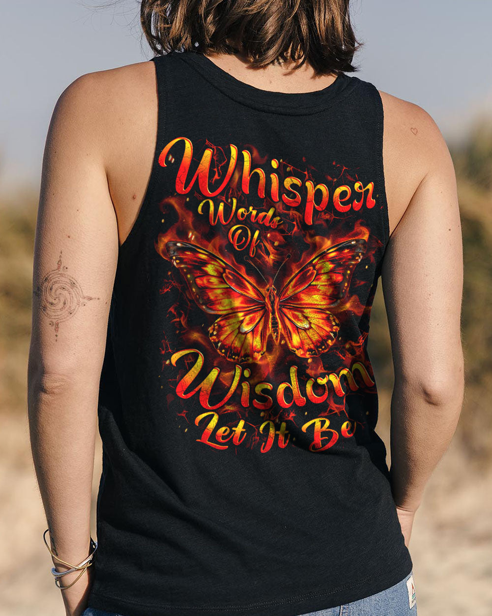 WHISPER WORDS OF WISDOM LET IT BE BUTTERFLY ALL OVER PRINT - YHHN2108253