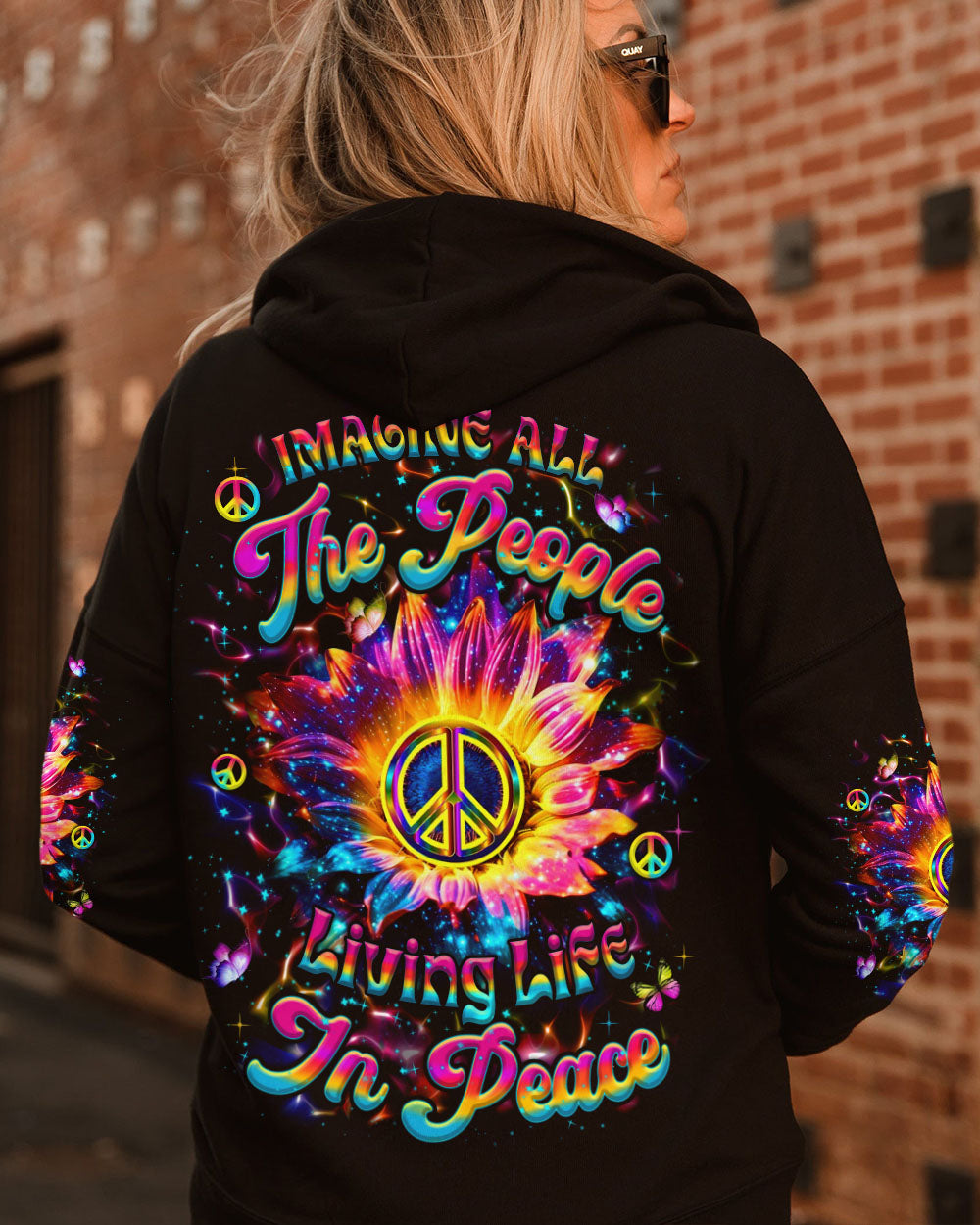 IMAGINE ALL THE PEOPLE LIVING LIFE IN PEACE ALL OVER PRINT - YHHN2110253
