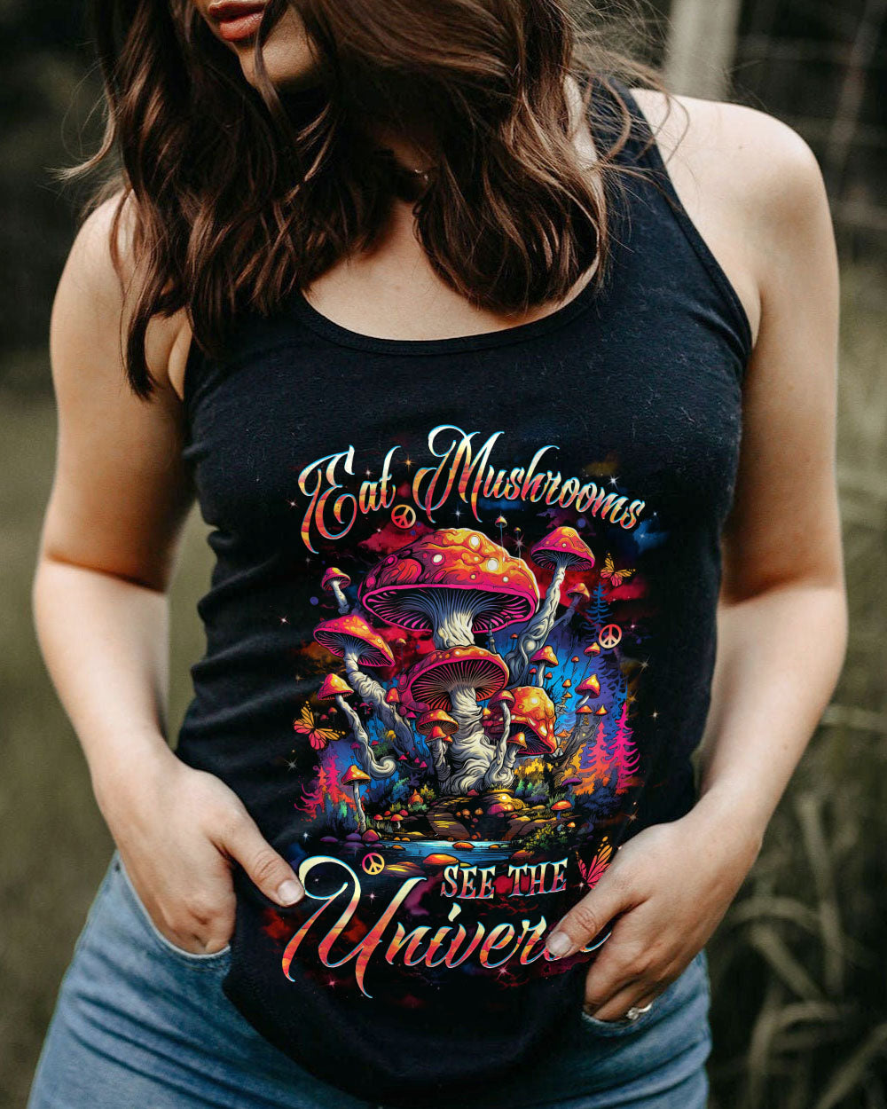 EAT MUSHROOMS SEE THE UNIVERSE ALL OVER PRINT - YHHN2201253