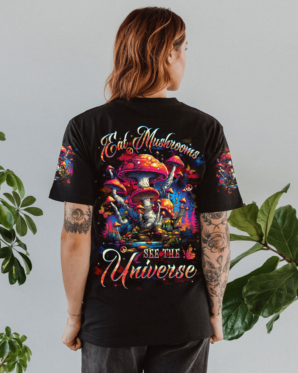 EAT MUSHROOMS SEE THE UNIVERSE ALL OVER PRINT - YHHN2201253