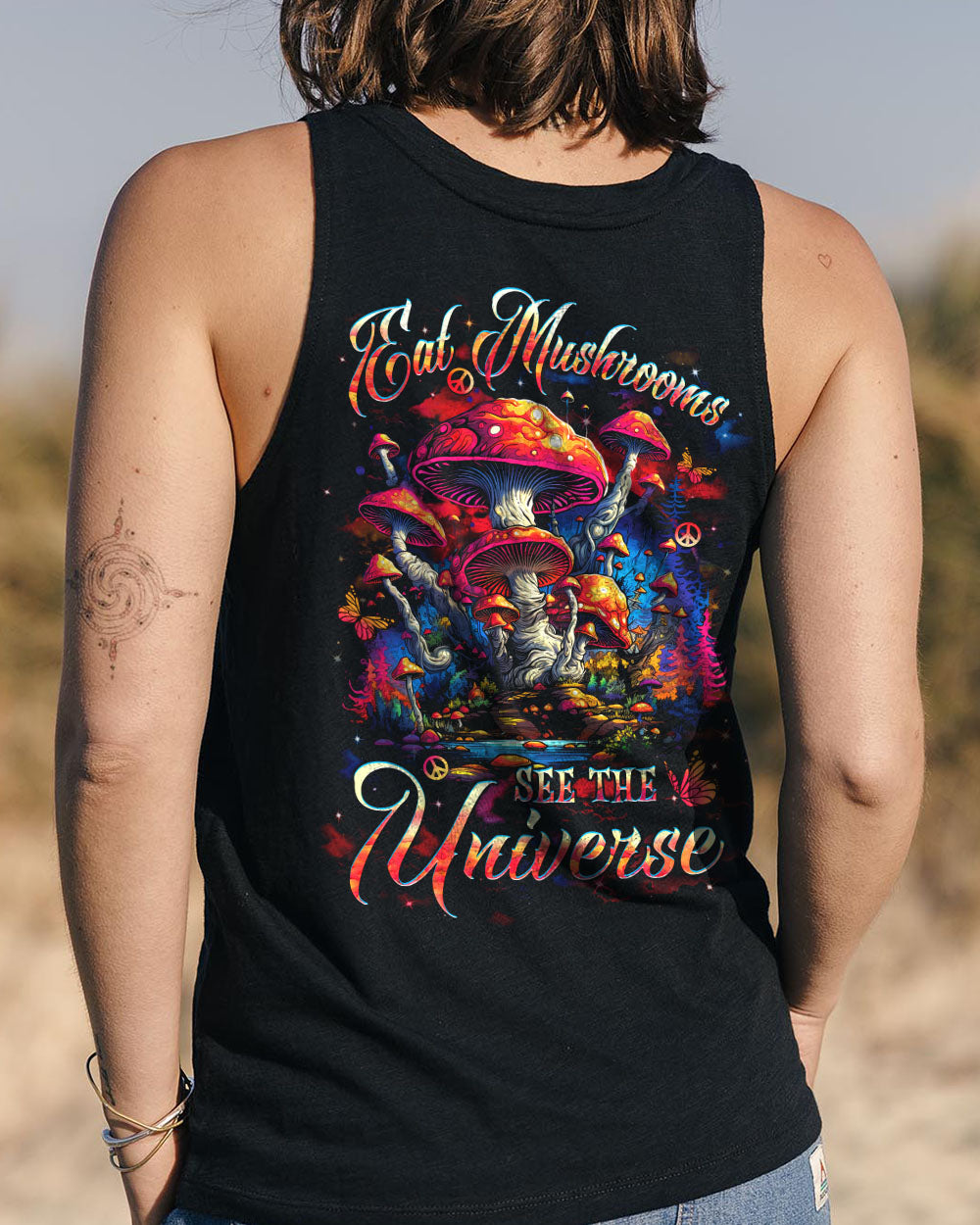 EAT MUSHROOMS SEE THE UNIVERSE ALL OVER PRINT - YHHN2201253