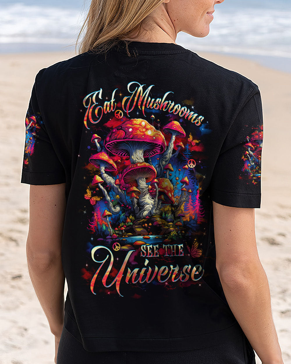 EAT MUSHROOMS SEE THE UNIVERSE ALL OVER PRINT - YHHN2201253