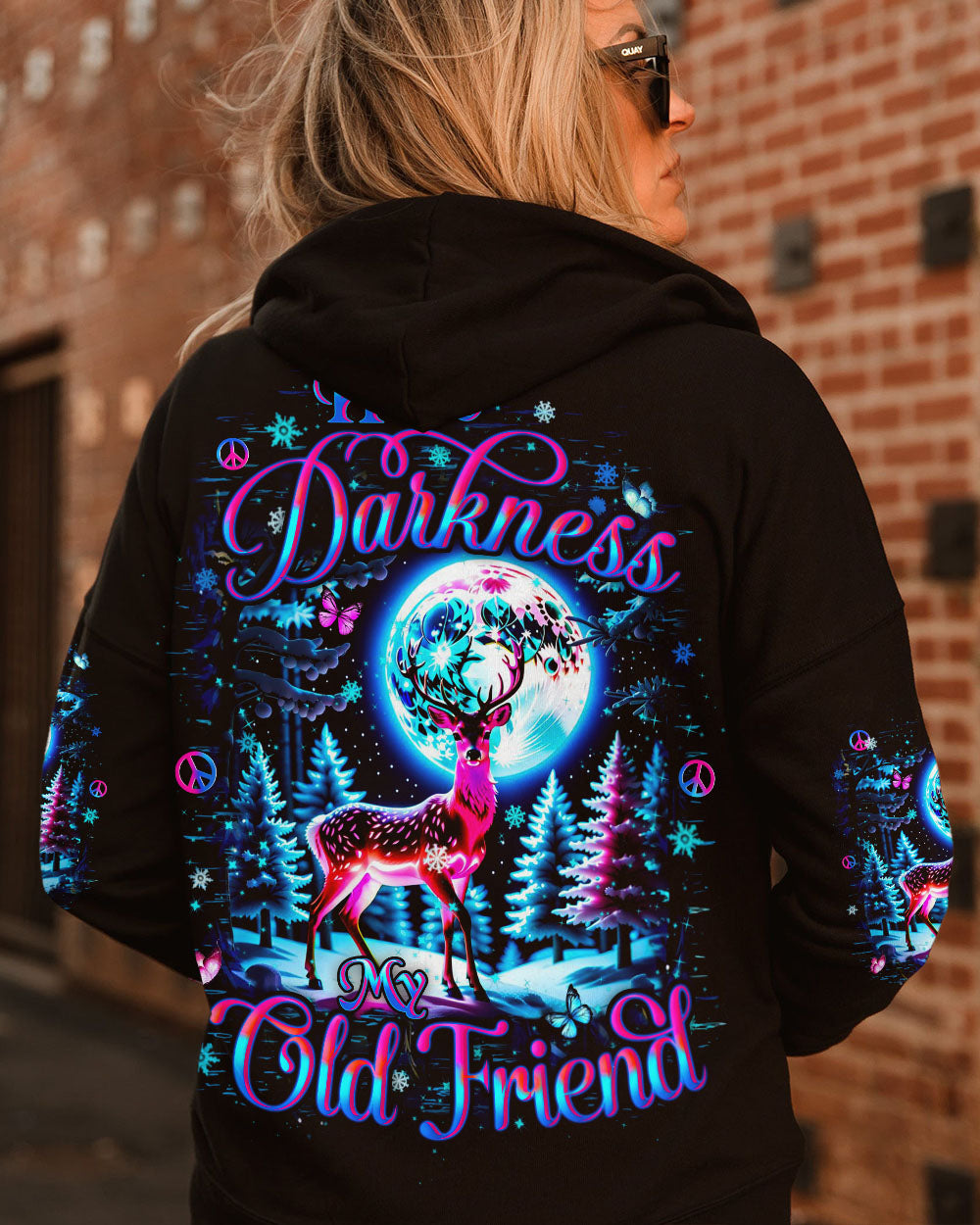 HELLO DARKNESS MY OLD FRIEND CHRISTMAS ALL OVER PRINT - YHHN2310252