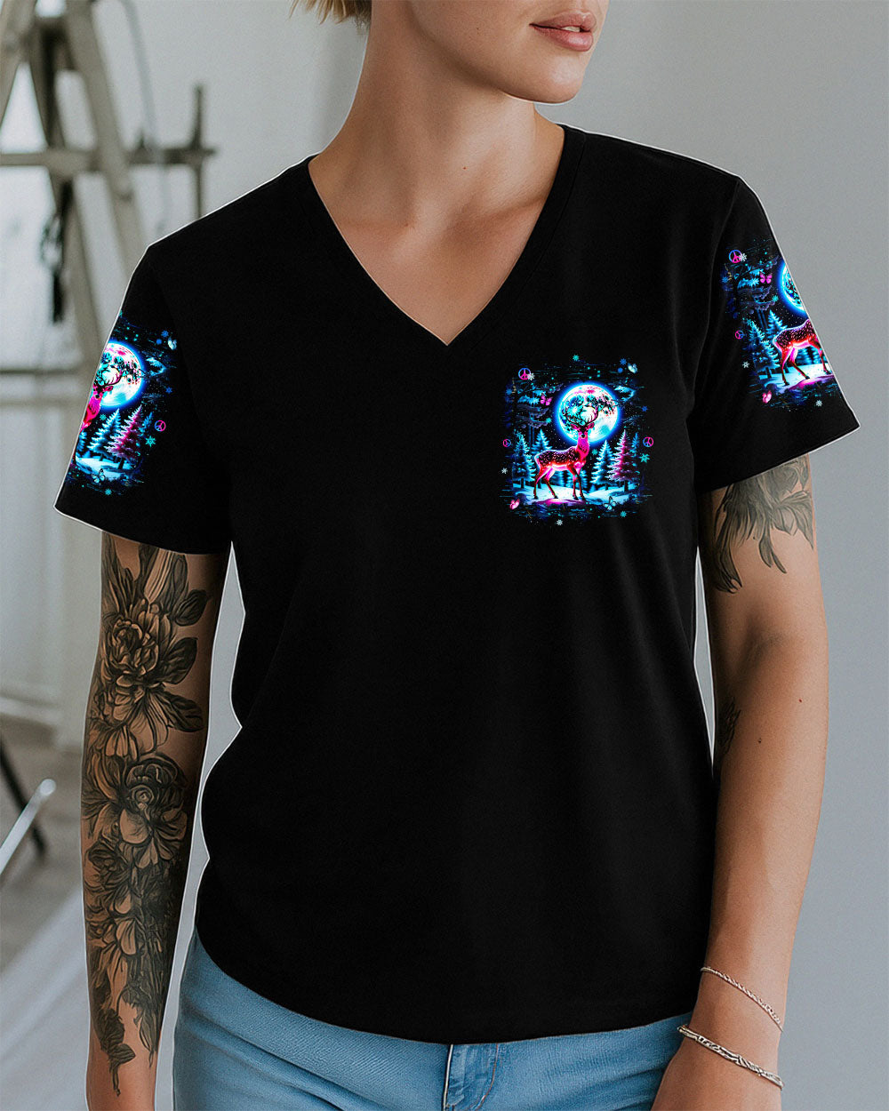 HELLO DARKNESS MY OLD FRIEND CHRISTMAS ALL OVER PRINT - YHHN2310252