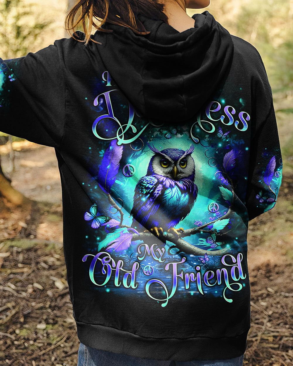 HELLO DARKNESS MY OLD FRIEND OWL ALL OVER PRINT - YHHN2508252