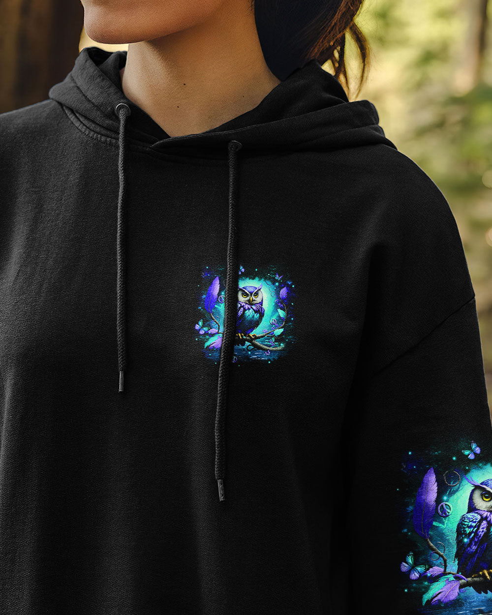 HELLO DARKNESS MY OLD FRIEND OWL ALL OVER PRINT - YHHN2508252