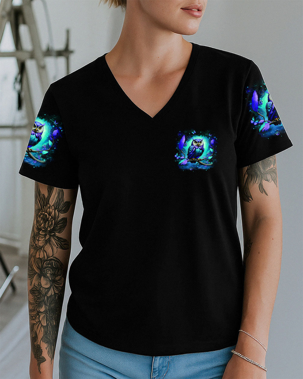 HELLO DARKNESS MY OLD FRIEND OWL ALL OVER PRINT - YHHN2508252