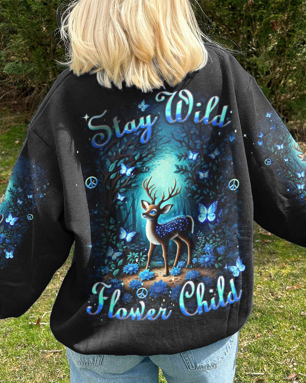 STAY WILD FLOWER CHILD ALL OVER PRINT - YHHN2509251