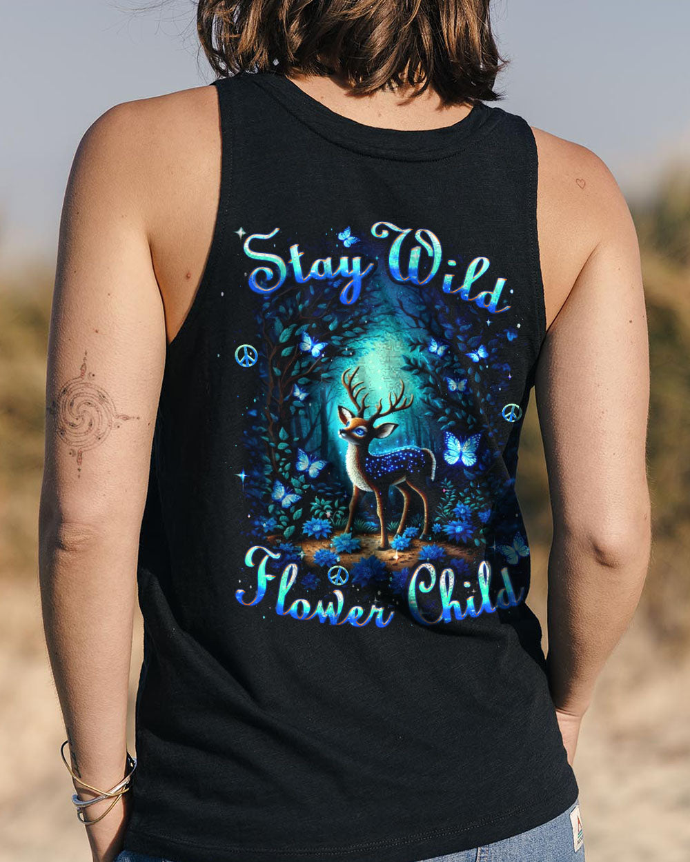 STAY WILD FLOWER CHILD ALL OVER PRINT - YHHN2509251