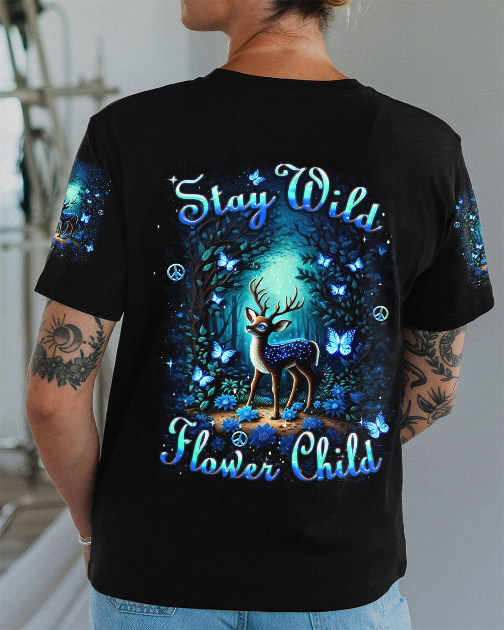 STAY WILD FLOWER CHILD ALL OVER PRINT - YHHN2509251
