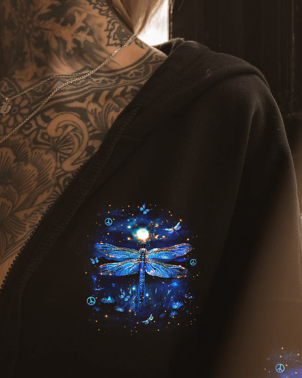 HELLO DARKNESS MY OLD FRIEND DRAGONFLY ALL OVER PRINT - YHHN2512253