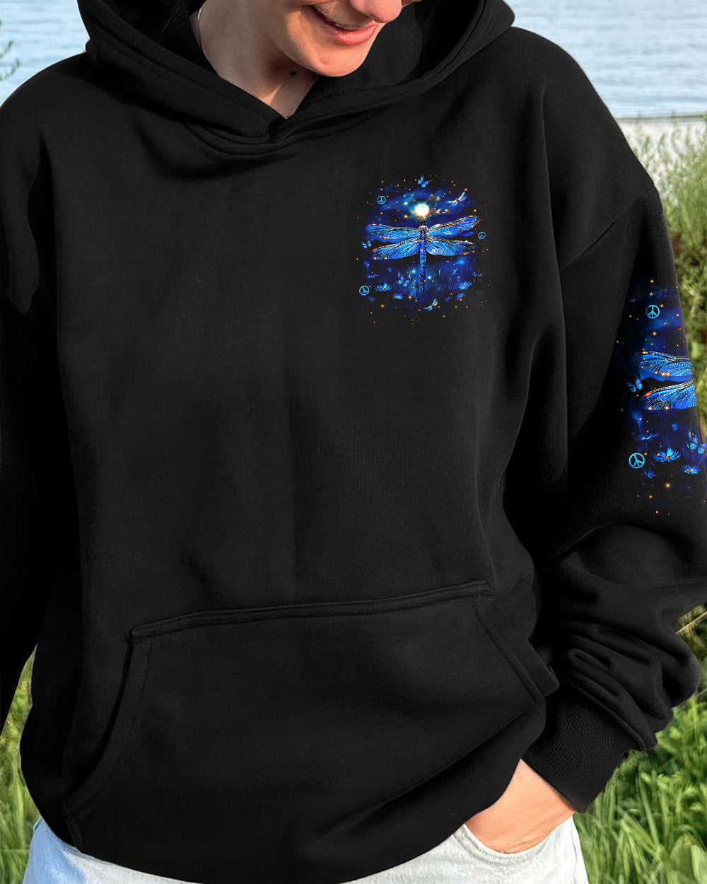 HELLO DARKNESS MY OLD FRIEND DRAGONFLY ALL OVER PRINT - YHHN2512253