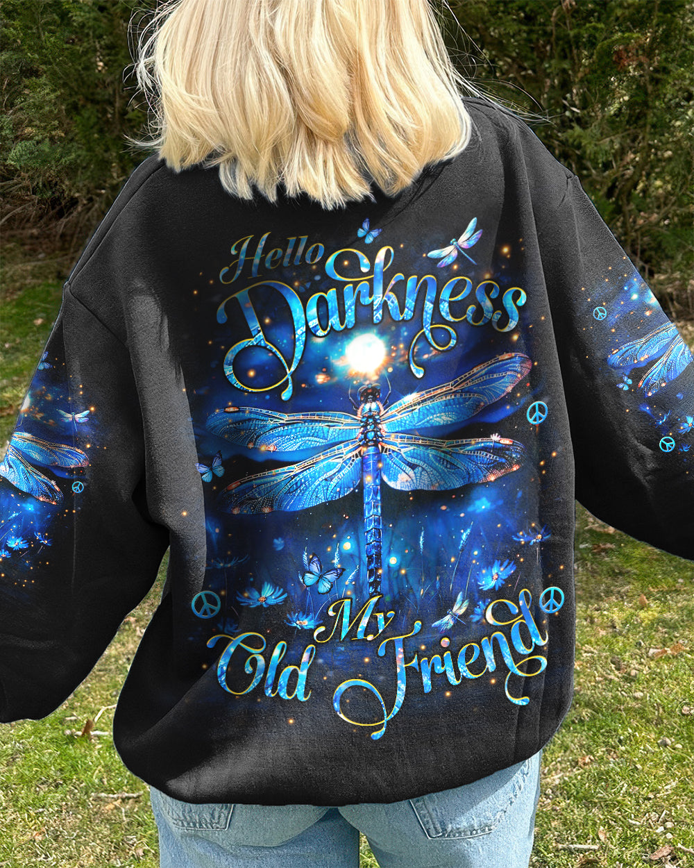 HELLO DARKNESS MY OLD FRIEND DRAGONFLY ALL OVER PRINT - YHHN2512253