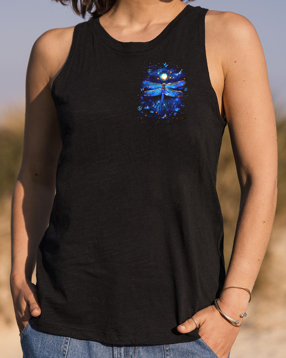 HELLO DARKNESS MY OLD FRIEND DRAGONFLY ALL OVER PRINT - YHHN2512253